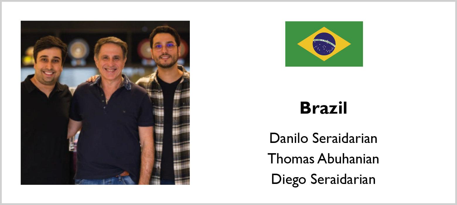 Danilo Seraidarian, Thomas Abuhanian, Diego Seraidarian - Brazil