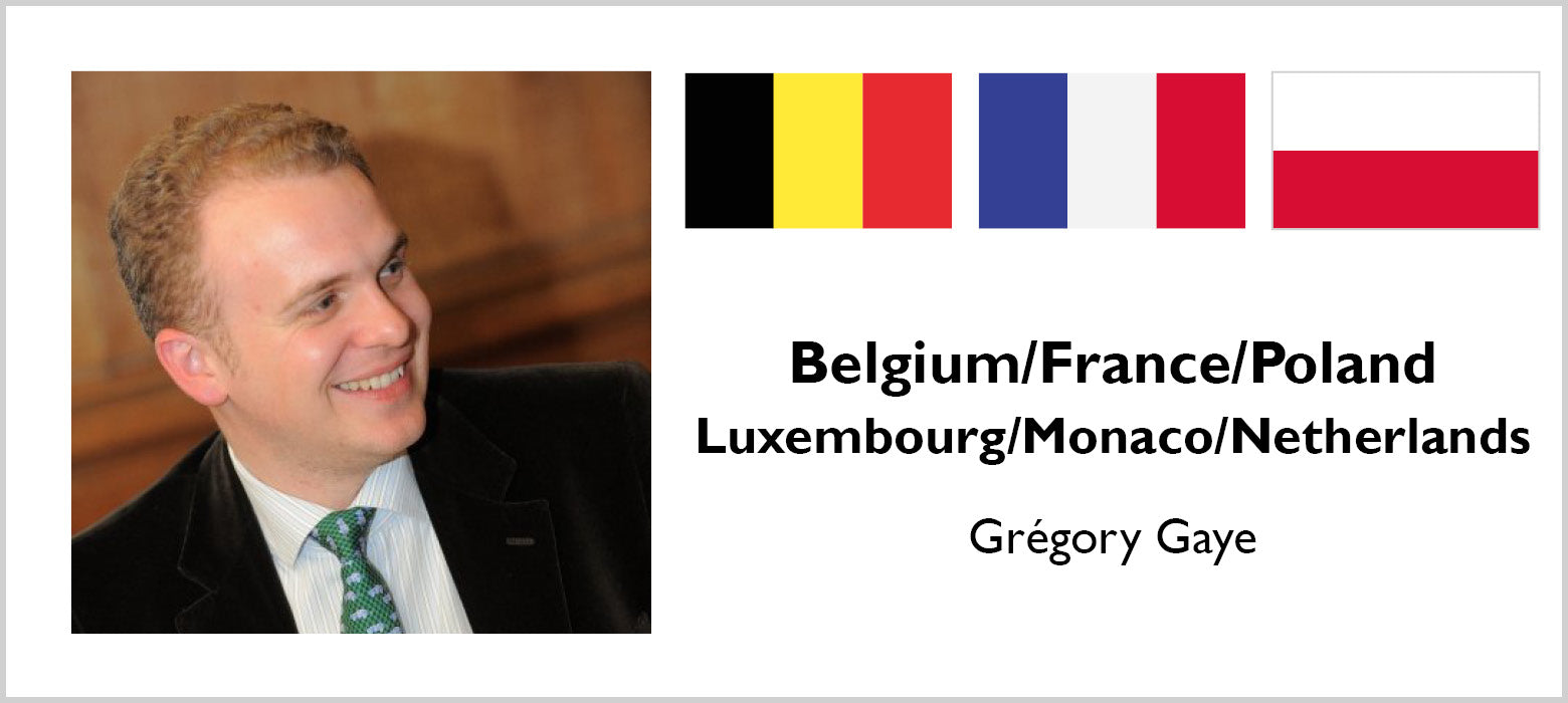 Gregory Gaye - Belgium/France/Poland/Luxembourg/Monaco/Netherlands